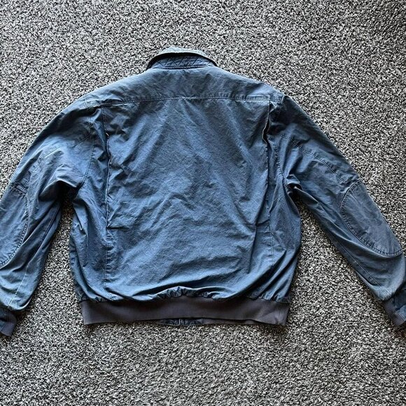 Vintage 80s Blue Banana Republic Bomber Jacket, Retro bomber jacket - Picture 6 of 7